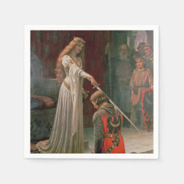 Accolade (av Edmond Blair Leighton) Pappersservett