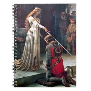 Accolade av Edmund Blair Leighton Anteckningsbok Med Spiral