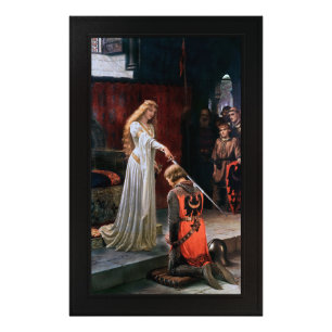 Accolade av Edmund Blair Leighton Fototryck