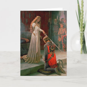 Accolade av Edmund Blair Leighton Kort