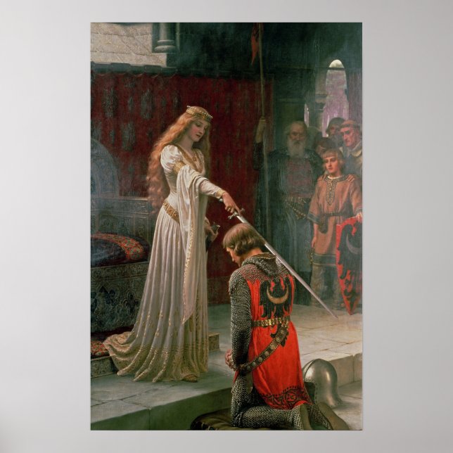 Accolade av Edmund Blair Leighton - poster (Framsidan)