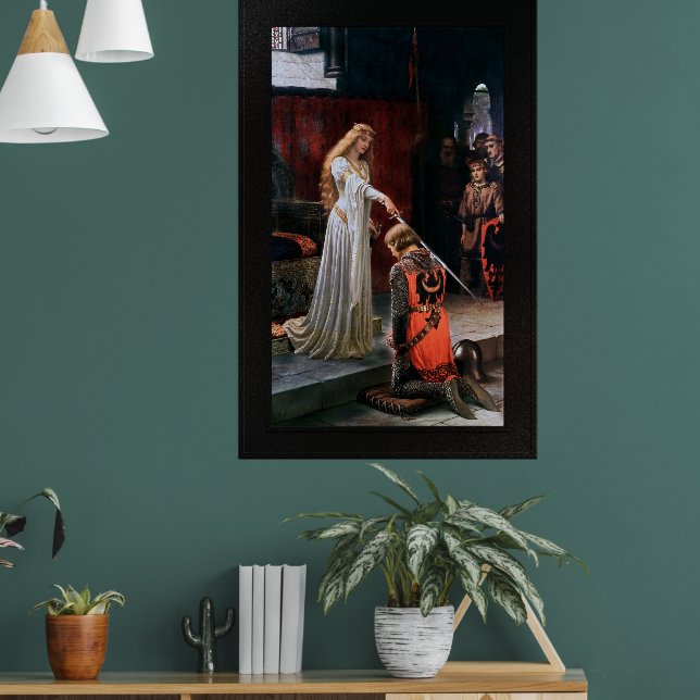 Accolade av Edmund Blair Leighton Poster (Vardagsrum 1)
