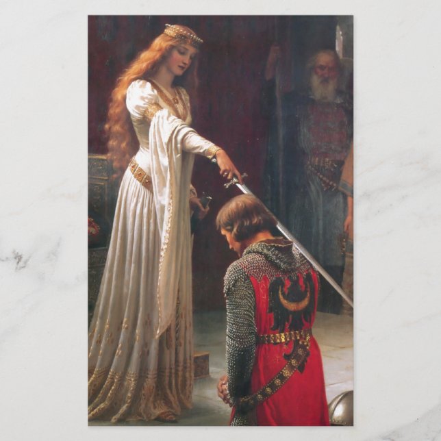 Accolade [Edmund Blair Leighton] (Framsida)