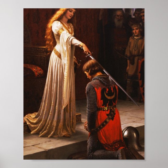 Accolade Edmund Blair Leighton Poster (Framsidan)