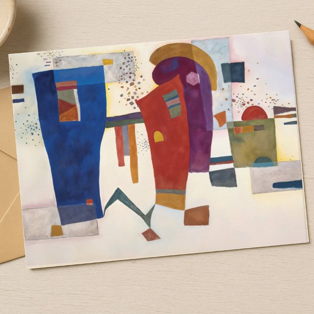 Accompanied Contrast, Kandinsky  Vykort (Skapare uppladdad)