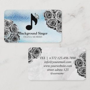 Accompanist Band Director Background Singer Visitkort