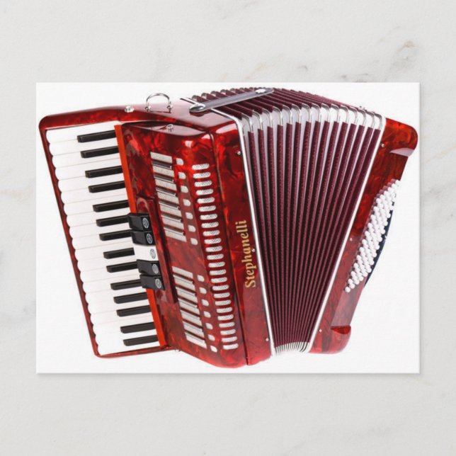 ACCORDIAN MUSICAL INSTRUMENT VYKORT (Framsida)