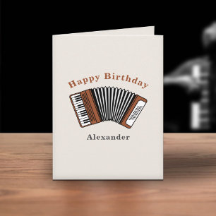 Accordion Birthday Card Kort