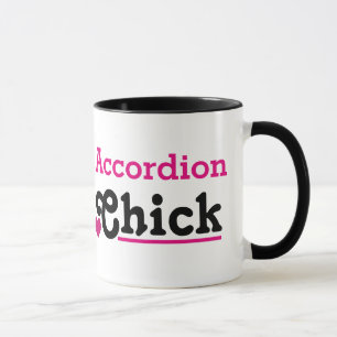 Accordion Chick Mugg