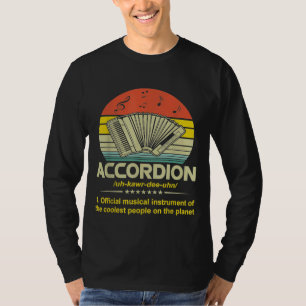 Accordion Coolest People T Shirt