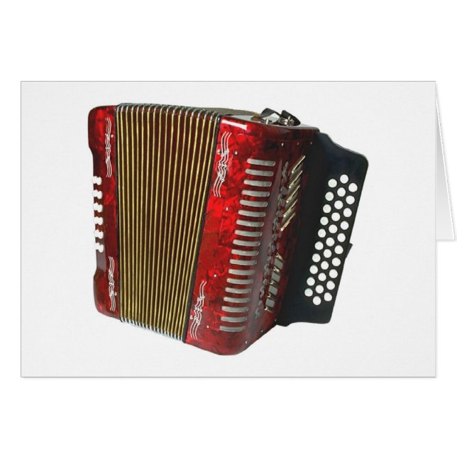 Accordion Hälsningskort (Framsidan Horizontal)