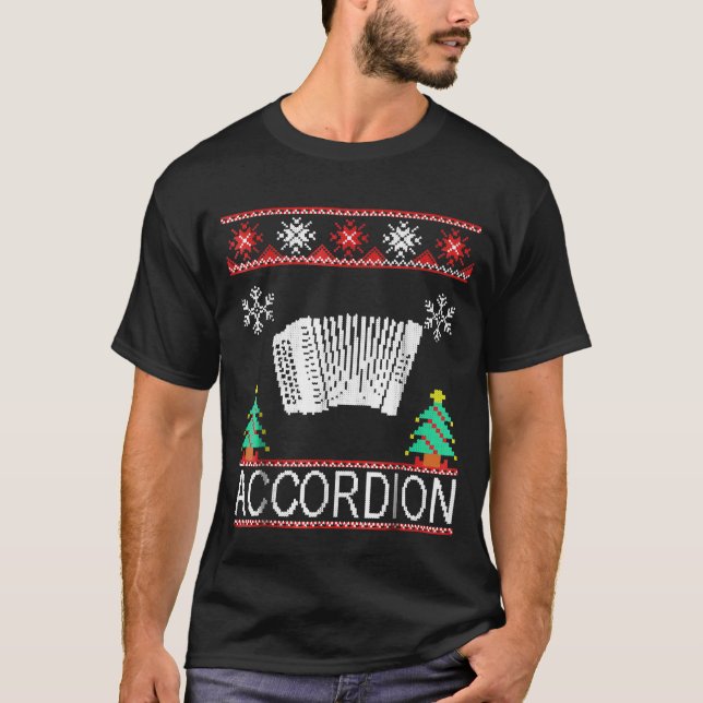 Accordion-jul T Shirt (Framsida)