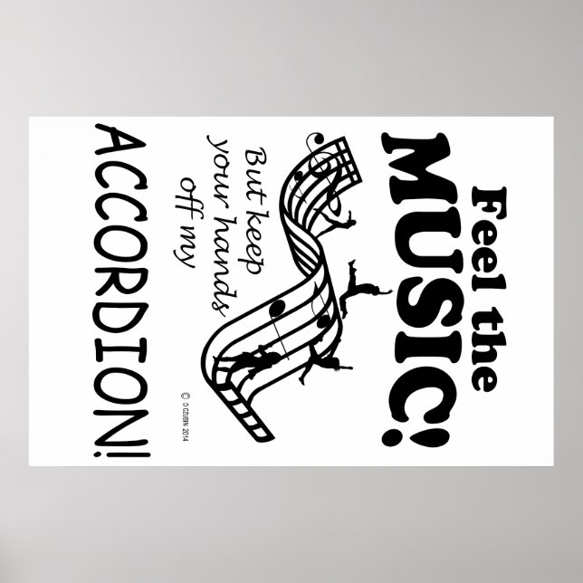 Accordion känner musiken poster (Framsidan)