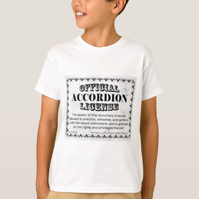 Accordion Licence Tröja (Framsida)