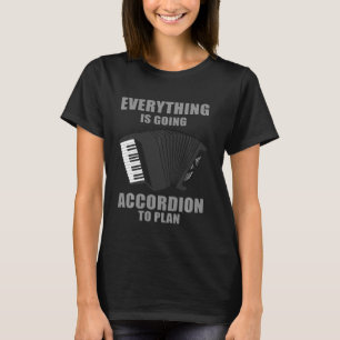 Accordion Manar Women Coola Instrument Player Joke T Shirt