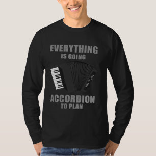 Accordion Manar Women Coola Instrument Player Joke T Shirt