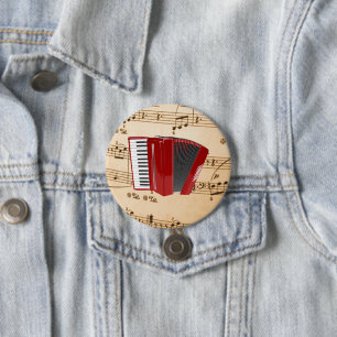 Accordion Music, populär design, Knapp