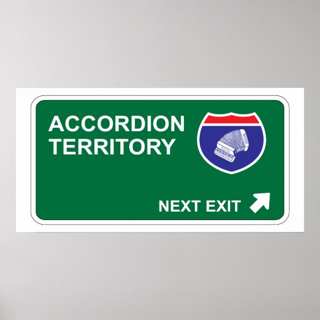 Accordion Next Exit Poster (Framsidan)