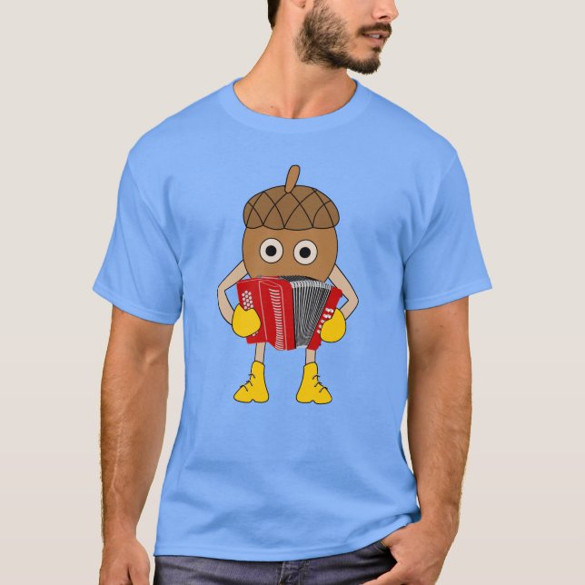 Accordion Nöt T Shirt (Framsida)