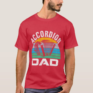 Accordion Pappa Music Fars dag lustig T Shirt