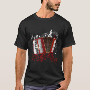Accordion Player Folk Music Accordion T Shirt