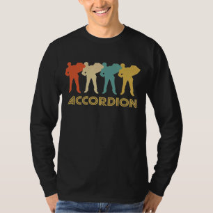 Accordion Player Retro-popup-teckningsbild 1 T Shirt