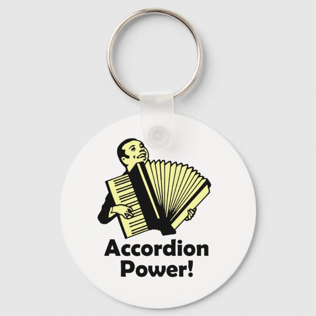 Accordion Power! Nyckelring (Framsida)