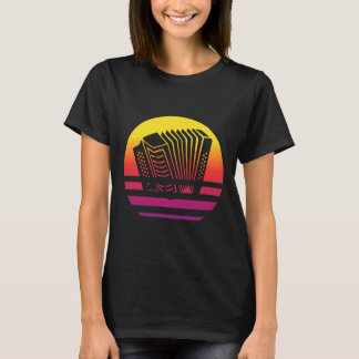 Accordion Retro Stil Vintage 5 T Shirt