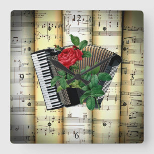 Accordion & Ro ~ Rolled Lakan Music ~ Fyrkantig Klocka