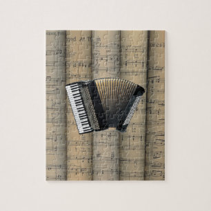 Accordion ~ Rolled Lakan Music Background ~ Music Pussel