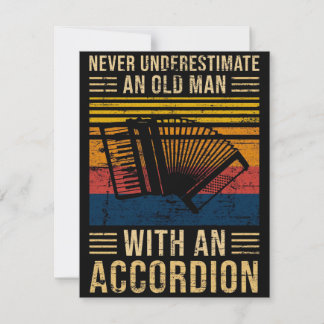 Accordion Underestimate Inbjudningar