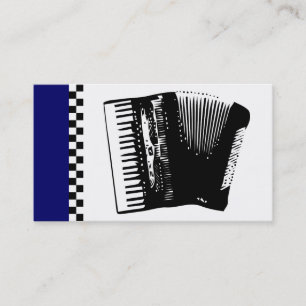accordion. visitkort