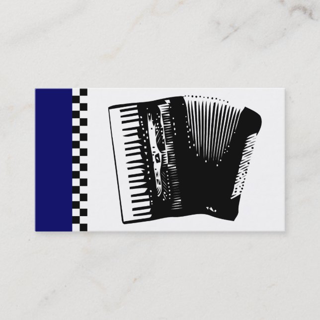 accordion. visitkort (Framsida)