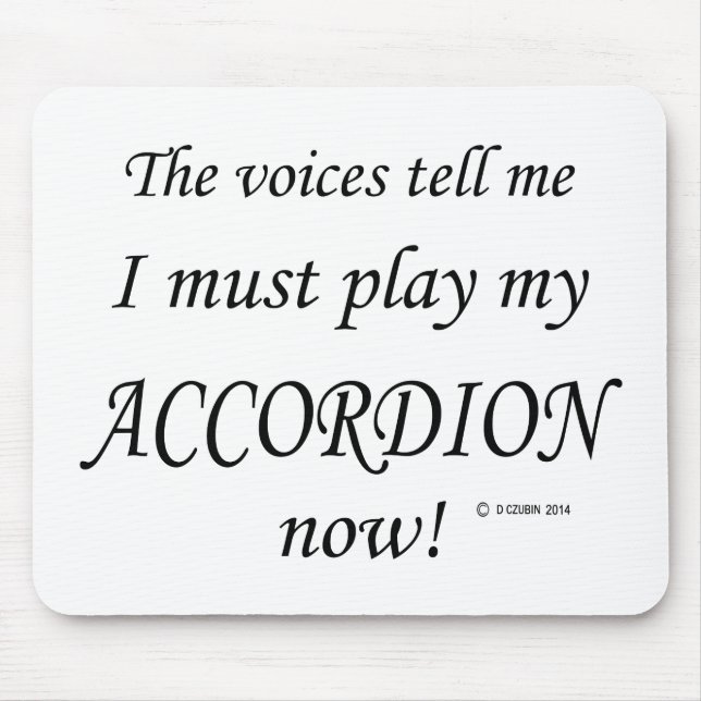 Accordion Voices säger att måste spela Musmatta (Framsidan)