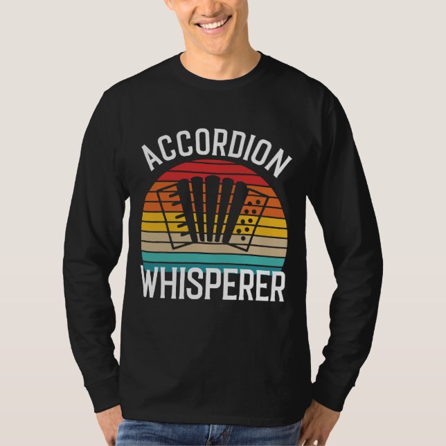 Accordion Whisperer T Shirt (Framsida)