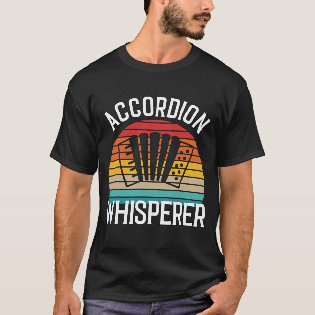 Accordion Whisperer T Shirt (Framsida)