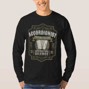 Accordionist Accordion Player Accordion, speciella T Shirt