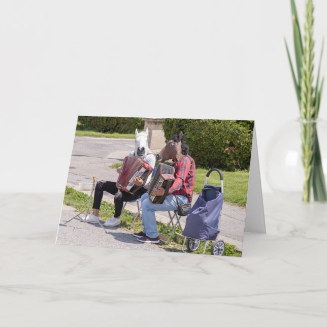 Accordionist är en annan fin dragspelare kort (Framsida)