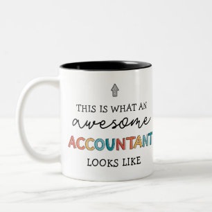 Accountant Funny Fantastisk Accountant CPA Två-Tonad Mugg