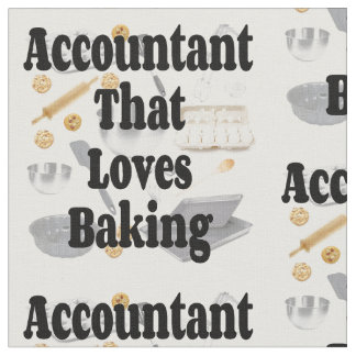 Accountant Kärlek Baking Tyg