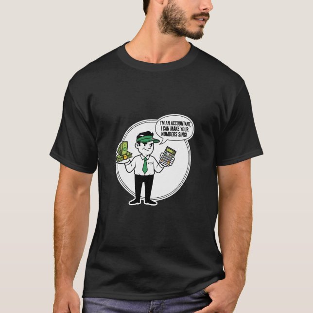 Accountant Life Essentials – Professional Finance  T Shirt (Framsida)