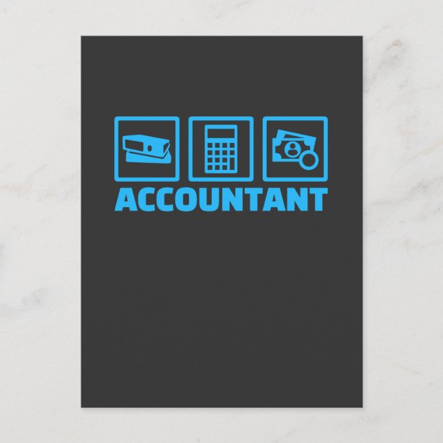Accountant Life Inbjudan Vykort (Framsida)