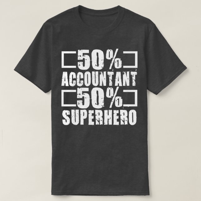 Accountant Superassistance T Shirt (Design framsida)