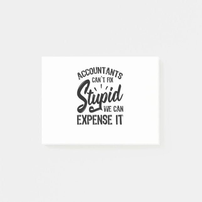 Accountants Can Expense It Post-it Block (Framsida)