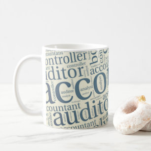 "Accountants' Ord Cloud" Kaffemugg