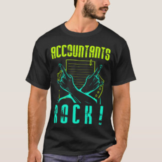 Accountants Rock Accountinga Season Numbers funny T Shirt