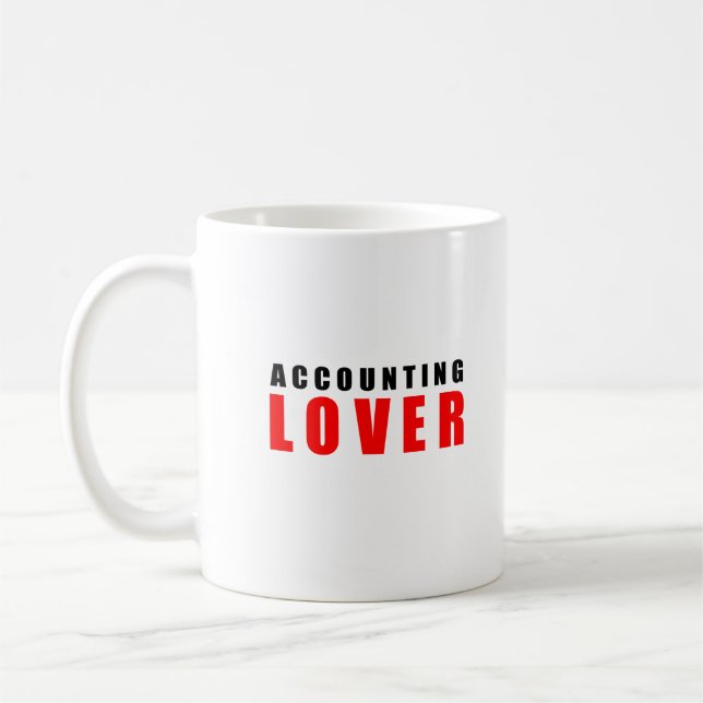 Accounting älskare kaffemugg (Vänster)