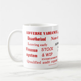 Accounting Swear Ord Funny Accountant Joke Gift Kaffemugg