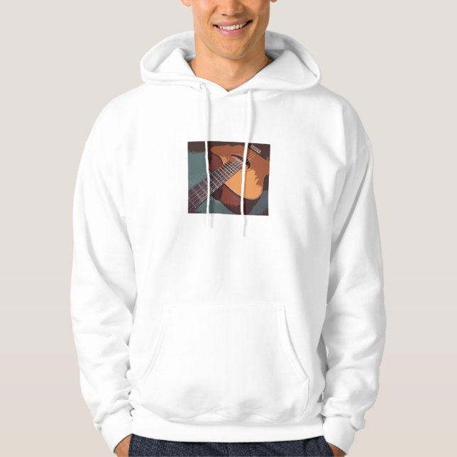 Accoustic glädje hoodie (Framsida)