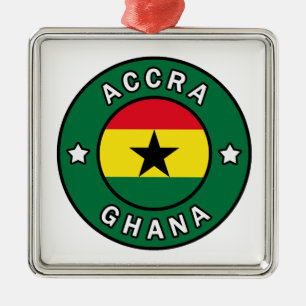 Accra Ghana Julgransprydnad Metall